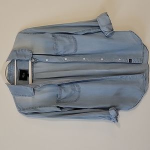 Rails denim blouse